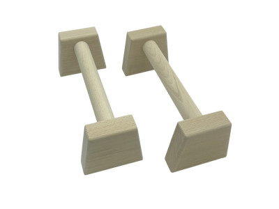 Паралетси упори для віджимання деревяні Wood Gym Push Up NE-WD-30 з бука 30 см 2 шт