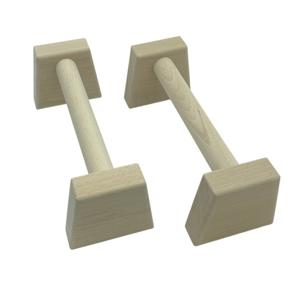 Паралетси упори для віджимання деревяні Wood Gym Push Up NE-WD-30 з бука 30 см 2 шт