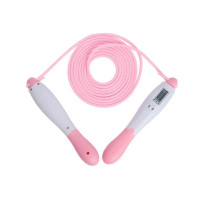 Швидкісна скакалка з лічильником EasyFit EF-1916-WP білий-рожевий