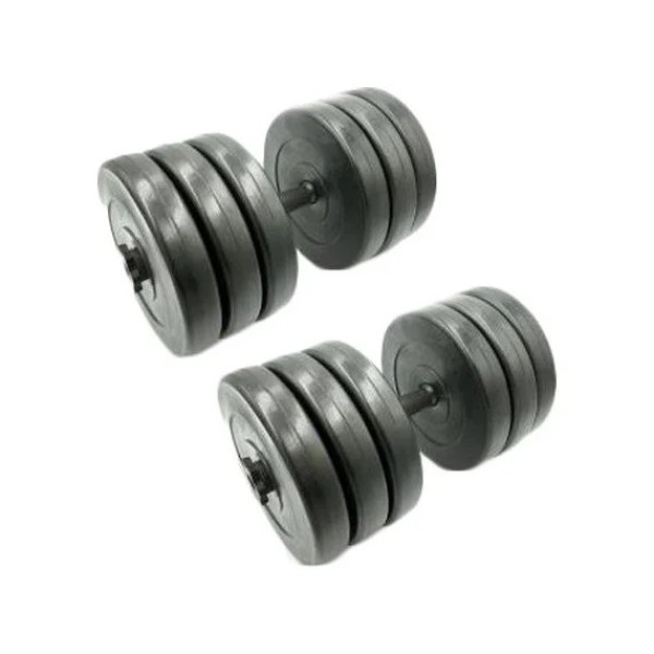 Гантелі складальні композитні в пластиковій оболонці Rock Pro 2 шт по 30,5 кг NE-PL-G-030-2 Гантелі складальні композитні в пластиковій оболонці Rock Pro 2 шт по 30,5 кг NE-PL-G-030-2