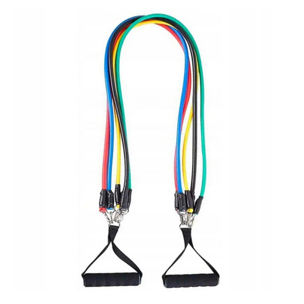 Набір еспандерів трубчастих силових Power Strength Tube NE-PW-4, 5 шт