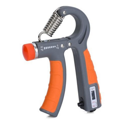 Еспандер кистьовий MS 4122-1(Orange) з лічильником навантаження 5-60 кг