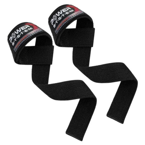 Лямки для тяги Power Straps Power System PS-3400_Bl/Red Лямки для тяги Power Straps Power System PS-3400_Bl/Red