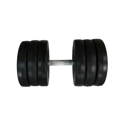 Гантель складальна композитна в пластиковій оболонці Rock Pro-R 165 кг NE-PL-R-016