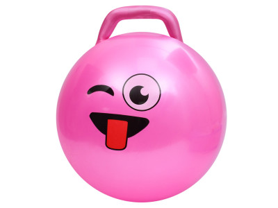 Мяч для фітнесу Смайл MS 4856(Pink) 45 см з ручкою 300 г