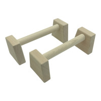 Паралетси упори для віджимання деревяні Wood Gym Push Up NE-WD-40 з бука 40 см 2 шт