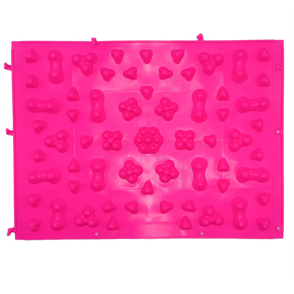 Килимок масажний ортепедичний для дітей MS 2892 28 х 38 см Рожевий