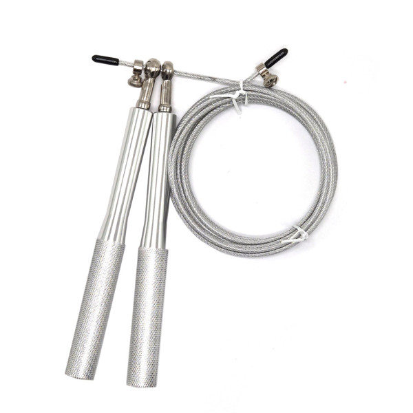 Швидкісна регульована скакалка MS 3407(Silver) 290 см Швидкісна регульована скакалка MS 3407(Silver) 290 см