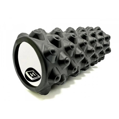 Масажний ролик Grid Roller Extreme EF-2023-BK 33 см Чорний