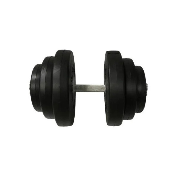 Гантель складальна композитна в пластиковій оболонці Rock Pro-R 195 кг NE-PL-R-019