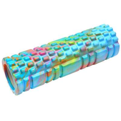 Масажер рулон для йоги MS 2126 матеріал EVA Блакитний