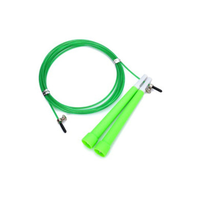 Скакалка швидкісна MS 3765(Green) 290 см ручка пластик мотузка гума+метал