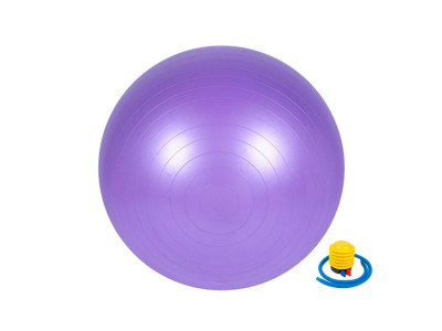М'яч для фітнесу 487-626-2-V з насосом, 75 см