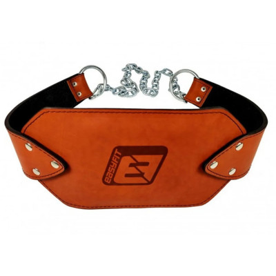 Пояс для обтяжень EasyFit EF-DBC-200-BR шкіра до 200 кг коричневий