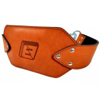 Пояс для обтяжень EasyFit EF-DBC-200-BR шкіра до 200 кг коричневий