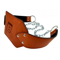 Пояс для обтяжень EasyFit EF-DBC-200-BR шкіра до 200 кг коричневий