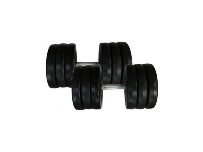 Гантелі складальні композитні в пластиковій оболонці Rock Pro-R 2 шт по 16,5 кг NE-PL-R-016-2 Гантелі складальні композитні в пластиковій оболонці Rock Pro-R 2 шт по 16,5 кг NE-PL-R-016-2