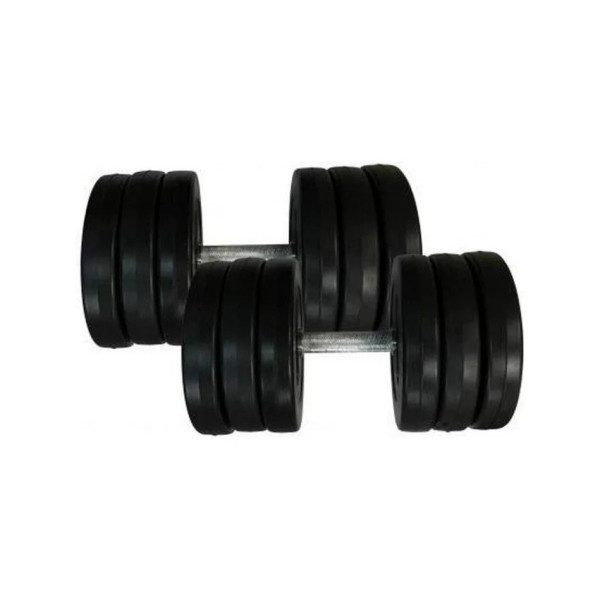 Гантелі складальні композитні в пластиковій оболонці Rock Pro-R 2 шт по 16,5 кг NE-PL-R-016-2 Гантелі складальні композитні в пластиковій оболонці Rock Pro-R 2 шт по 16,5 кг NE-PL-R-016-2