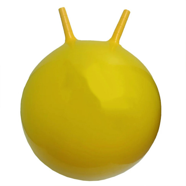 Мяч для фітнесу (фітбол) BT-PB-0178(Yellow) з ріжками 55 см Мяч для фітнесу (фітбол) BT-PB-0178(Yellow) з ріжками 55 см