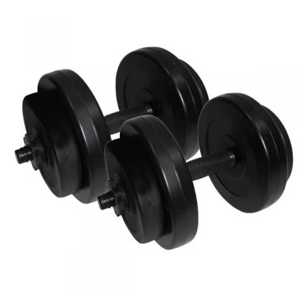 Гантелі складальні композитні в пластиковій оболонці Rock Pro 2 шт по 8 кг NE-PL-G-008-2 Гантелі складальні композитні в пластиковій оболонці Rock Pro 2 шт по 8 кг NE-PL-G-008-2