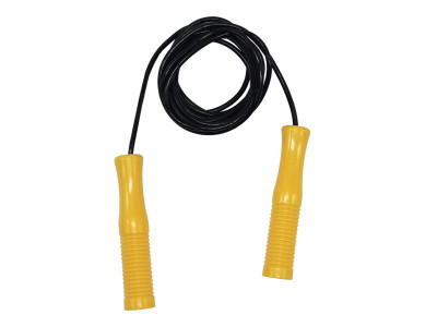 Дитяча Скакалка №1 0749(Yellow) діаметр 37 мм довжина 270 см чорна