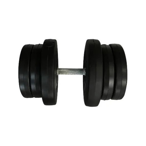Гантель складальна композитна в пластиковій оболонці Rock Pro-R 215 кг NE-PL-R-021