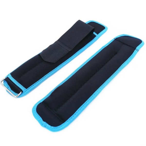 Обважнювачі неопренові NE-LG-WR-B1 2 шт по 1 кг чорно-бірюзові
