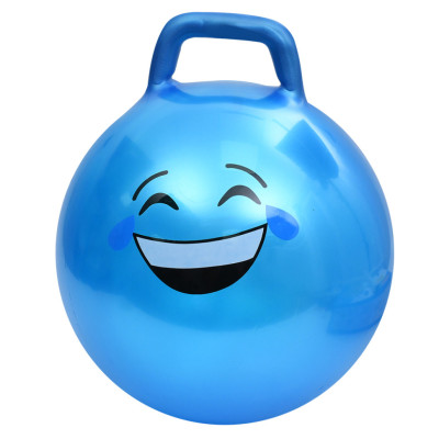 Мяч для фітнесу Смайл MS 4856(Blue) 45 см з ручкою 300 г