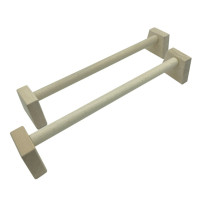 Паралетси упори для віджимання деревяні Wood Gym Push Up NE-WD-60 з бука 50 см 2 шт