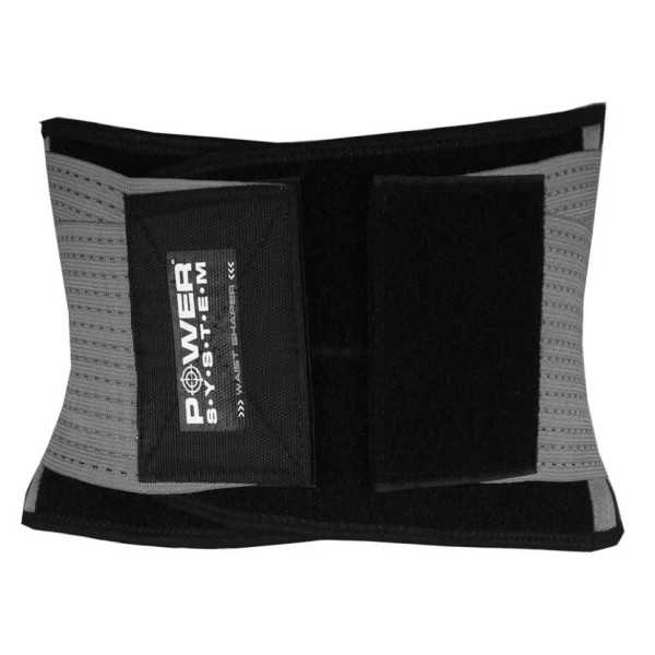 Пояс-корсет для підтримки спини "Waist Shaper" Power System 6031GR-3 Grey S/M Пояс-корсет для підтримки спини "Waist Shaper" Power System 6031GR-3 Grey S/M