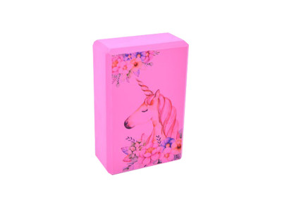 Блок для йоги "Єдиноріг" MS 0858-14(Pink) EVA 23 х 15 х 75 см Блок для йоги "Єдиноріг" MS 0858-14(Pink) EVA 23 х 15 х 75 см