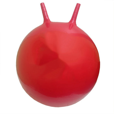 М'яч для фітнесу (фітбол) BT-PB-0178(Red) з ріжками 55 см