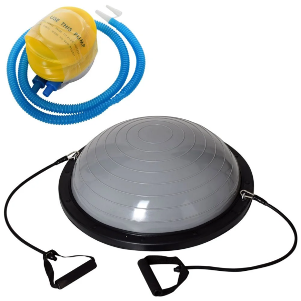 Балансувальна платформа з еспандером Bambi MS 2609-2 діаметр 60 см Балансувальна платформа з еспандером Bambi MS 2609-2 діаметр 60 см