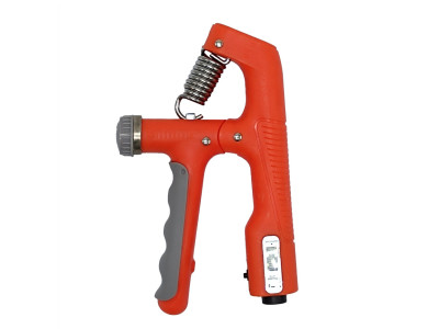 Еспандер кистьовий з регульованим навантаженням і лічильником MS 4219(Orange) 10-100 кг