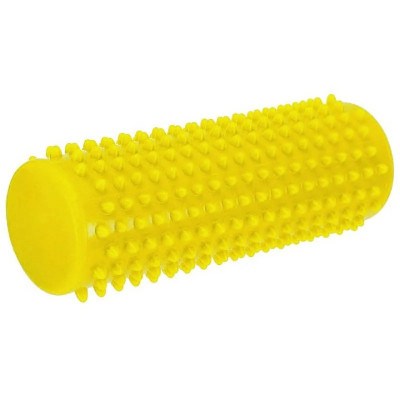 Масажний циліндр із шипами Spindle EasyFit EF-1070-Y жовтий