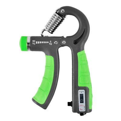 Еспандер кистьовий MS 4122-1(Green) з лічильником навантаження 5-60 кг