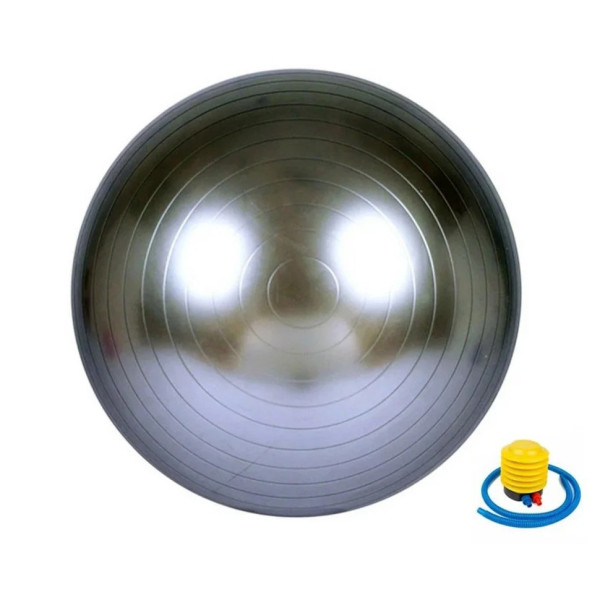 М'яч для фітнесу (фітбол) "HMS" 487-626-3-G з насосом 85 см М'яч для фітнесу (фітбол) "HMS" 487-626-3-G з насосом 85 см