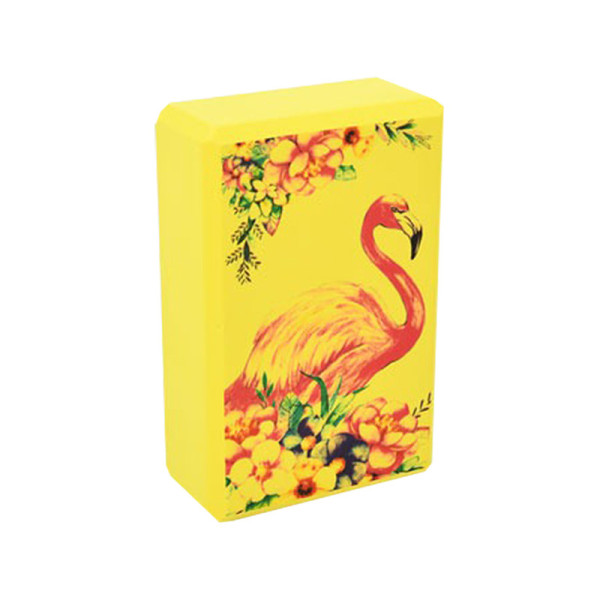 Блок для йоги "Фламінго" MS 0858-13(Yellow) EVA 23 х 15 х 75 см