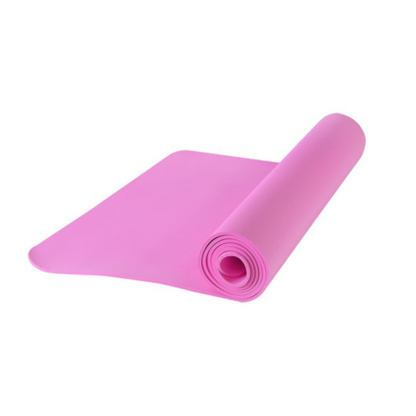 Килимок для йоги та фітнесу YM0106 61 х 173 см Рожевий