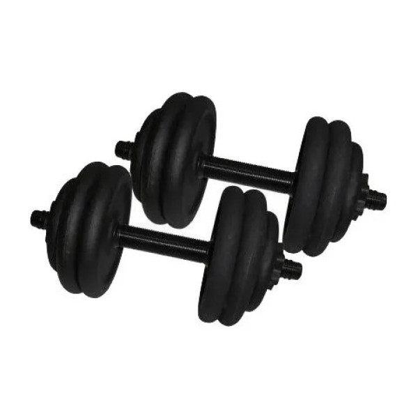 Гантелі складальні литі 2 шт по 18,5 кг NE-300-GP019-2 Гантелі складальні литі 2 шт по 18,5 кг NE-300-GP019-2