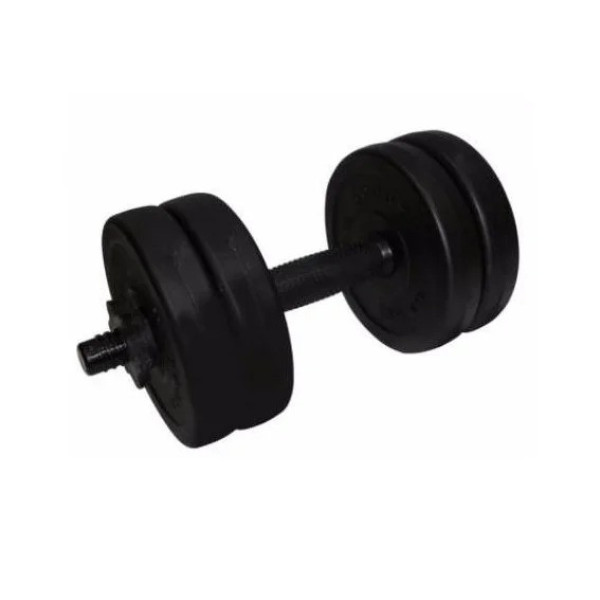 Гантель складальна композитна в пластиковій оболонці Rock pro 5,5 кг NE-PL-G-005 Гантель складальна композитна в пластиковій оболонці Rock pro 5,5 кг NE-PL-G-005