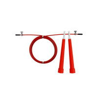 Швидкісна скакалка Speed ​​Cable Rope EF-2039-R зі сталевим тросом червона