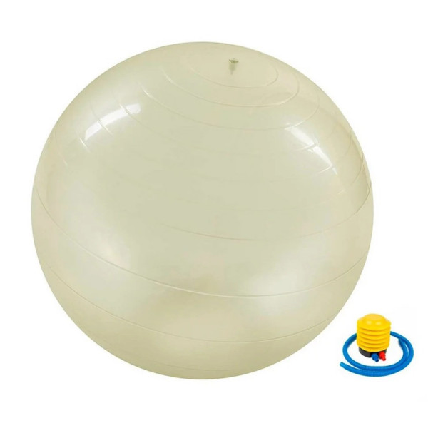 М'яч для фітнесу (фітбол) "HMS" NE-TRN21-85 прозорий 85 см М'яч для фітнесу (фітбол) "HMS" NE-TRN21-85 прозорий 85 см