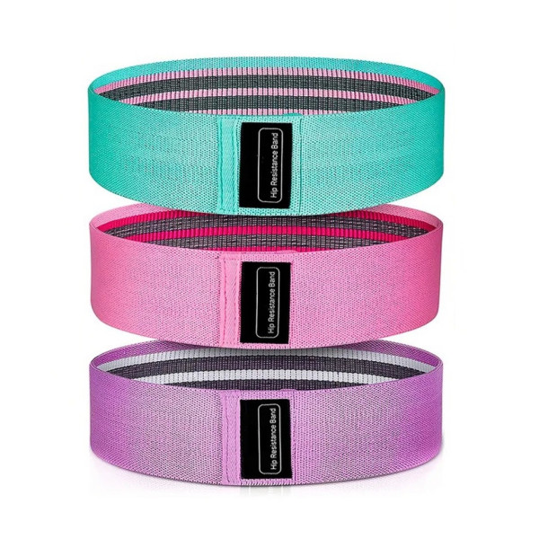 Набір резинок для фітнесу "Booty Resistance Bands" NE-ESP-35 3 шт Набір резинок для фітнесу "Booty Resistance Bands" NE-ESP-35 3 шт