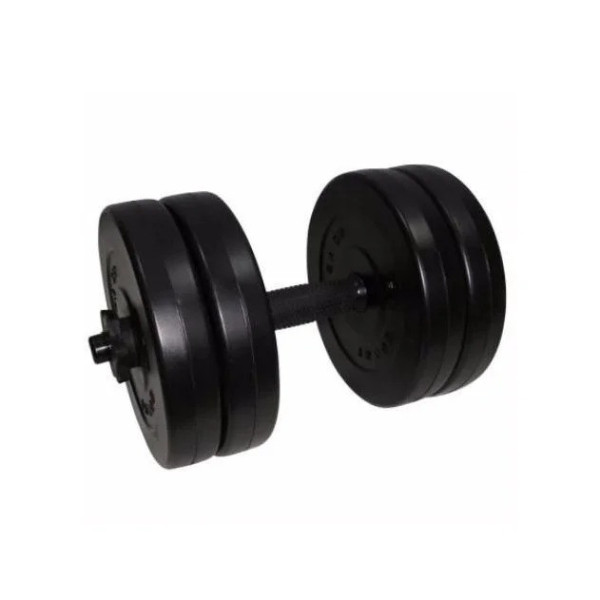 Гантель складальна композитна в пластиковій оболонці Rock pro 105 кг NE-PL-G-010 Гантель складальна композитна в пластиковій оболонці Rock pro 105 кг NE-PL-G-010