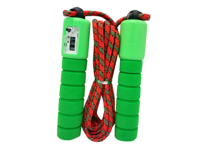 Швидкісна скакалка з лічильником MS 0345-1(Green) довжина 280 см