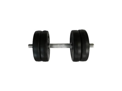 Гантель складальна композитна в пластиковій оболонці Rock Pro-R 115 кг NE-PL-R-011
