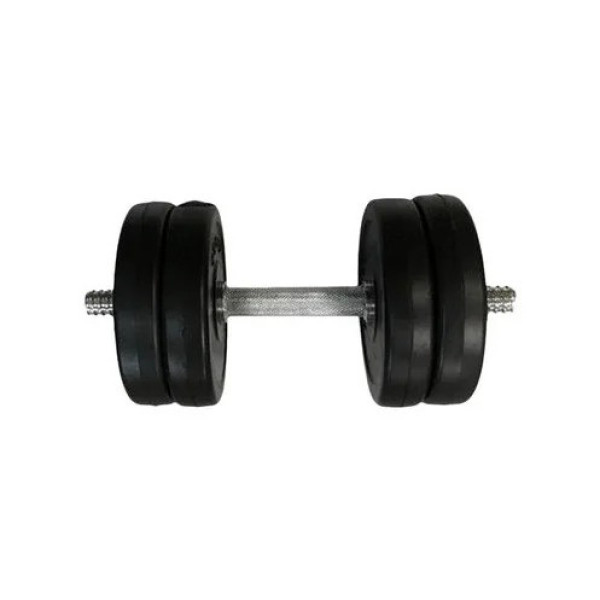 Гантель складальна композитна в пластиковій оболонці Rock Pro-R 115 кг NE-PL-R-011