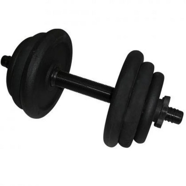 Гантель набірна лита NE-300-GP013, 12,5 кг, чорний Гантель набірна лита NE-300-GP013, 12,5 кг, чорний