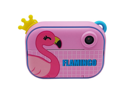 Дитячий ігровий фотоапарат із принтером Flamingo 2 камери (основна і фронтальна)